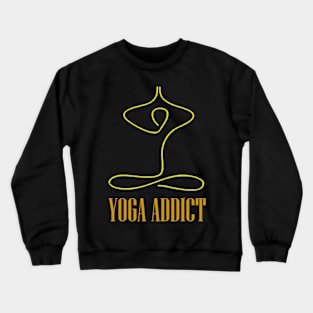 Esprit Yoga lifestyle. Yoga addiction Crewneck Sweatshirt